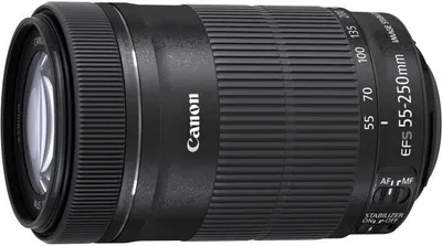 Obrázok produktu pre Objektív Canon EF-S 55-250mm f4-5.6 IS STM Maloobchodný predaj