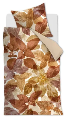 Produktbild von Beddinghouse Bettwäsche-Ganitur Amber Farbe Terrakotta Größe 155x220+80x80
