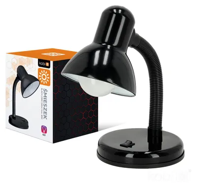 Imagen del producto de Lámpara de escritorio ŚMIESZEK, 1xE27, color negro, marca Kobi