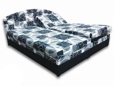 Obrázek produktu pro MOB, Manželská postel 160 cm - Velvet (s pěnovými matracemi)
