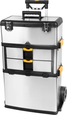 Produktbild von Werkzeugbox Strend Pro TBx3042-F, auf Rädern mit Griff, Edelstahl, max. 36 kg