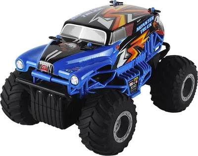 Produktbild von Jollity Works Ferngesteuerter Monster Truck 1:16 - Schnelles RC-Fahrzeug Blau