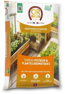Produktbild von Gemüse- und Kräutererde 6L - Schnellwachsend
