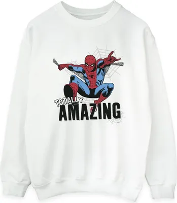 Produktbild von Marvel - "Amazing" Sweatshirt für Damen BI25384 (XL) (Weiß)