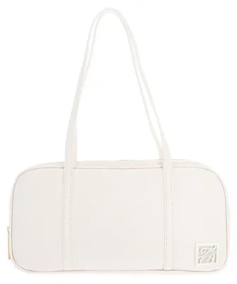 Immagine prodotto di Ted Baker Pelle borsa a tracolla Amylee Double Zip Leather Bowler Bag Ivory avorio