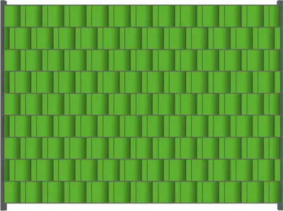 Produktbild von Wallario Zaunsichtschutz mit Motiv Maigrün für Ein- und Doppelstabmatten Zäune in der Größe 250 x 180 cm