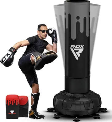 Produktbild von Boxsack RDX Freistehender Boxsack mit Handschuhen, 6ft Kickboxen, MMA Fitness