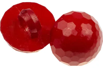 Zdjęcie produktu dla Guzik - średnica 11 mm - Czerwony