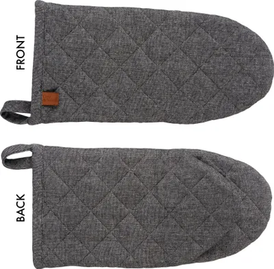 Image de Gant De Cuisine Black Chambray Protection Thermique élégante - Cosy & Trendy