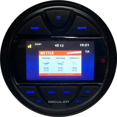 Immagine prodotto di Radio marina con display TFT Bluetooth e DAB
