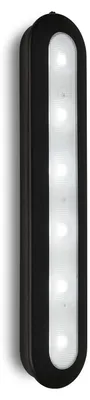 Immagine prodotto di BRILONER - Luce LED a pressione con timer, luce sotto il mobile, luce per mobile, autoadesiva, nera