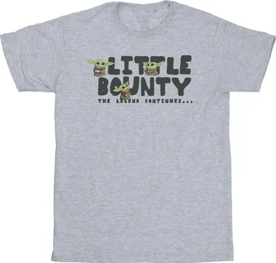 Produktbild von Star Wars The Mandalorian - "Little Bounty Hunter" T-Shirt für Herren BI47314 (S) (Grau)