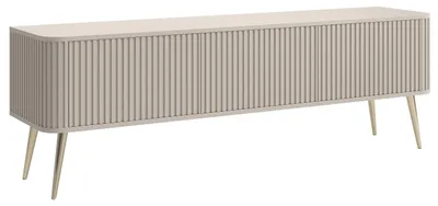 Immagine prodotto di Selsey Ovarlo - Credenza per TV, grigio con gambe in metallo dorato, 163 cm