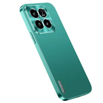 Immagine prodotto di Per Xiaomi 14 Pro Fine Matt Metal Design Custodia protettiva per telefoni cellulari verde
