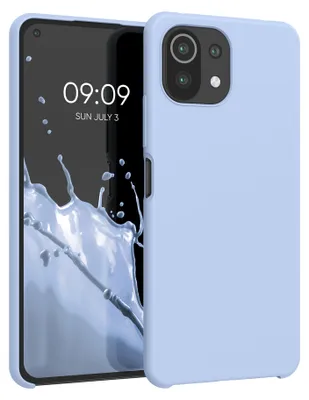 Immagine prodotto di Custodia per cellulare kwmobile per Xiaomi 11 Lite (5G) NE / Mi 11 Lite (5G) - Custodia in silicone - Ricarica wireless - Custodia protettiva in azzurro opaco
