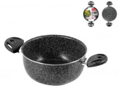 Immagine prodotto di HOMe Casseruola 2 Manici Antiaderente 'Stone' Cm16