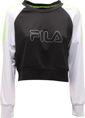 Produktbild von 9097AR felpa donna FILA ADRIANE Frau beschnitten Sweatshirt