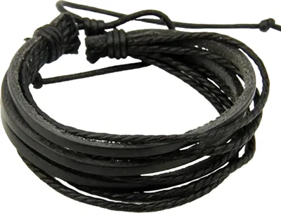 Obrázek produktu pro Náramek RO-33230 - Černý minimalistický styl KP33230