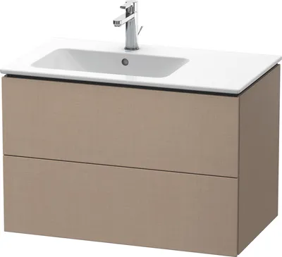 Produktbild von Duravit Duravit Waschtischunterbau L-CUBE 550x820x481mm Becken li leinen