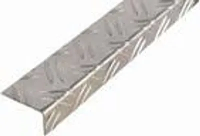 Produktbild von Alberts Winkelprofil Riffel-Prägung Aluminium, blank 2000 x 43,5 x 23,5 mm