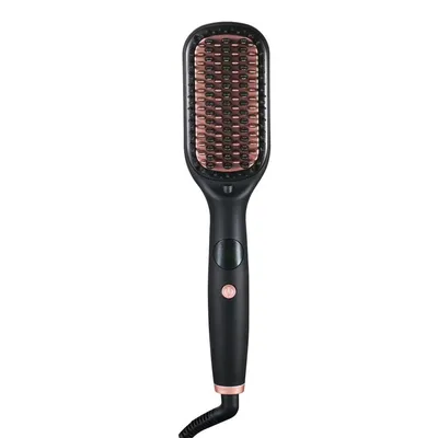 Produktbild von Glättbürste für Damen – Anti-Frizz-Heizkamm – Schnelles Aufheizen in 20 Sekunden, 5 Temperaturstufen (130–210 °C), ideal als Reise-Styler