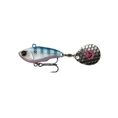 Produktbild von Savage Gear Fat Tail Spin Blue Silver Pink 8 cm 24 g Wobbler