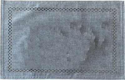 Produktbild von Wasserdichtes Tischset, geometrisch, ausgehöhlt, quadratisch, verdickt, hitzebeständig, rutschfest, für Partys, Hochzeiten, Bankette, Tischdekoration, Esszimmer, Küchenmatte