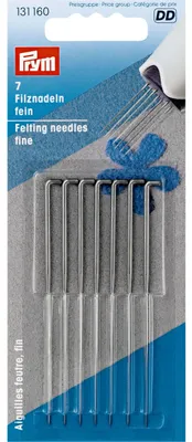 Image de Prym Aiguilles à feutrer fines 78 mm (contenu 7 pièces)