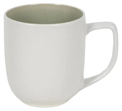 Image de Tasses à café blanc mat vert 350 ml, lot de 6