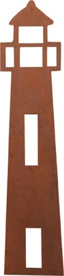 Produktbild von UNUS® Gartenstecker Leuchtturm Gartendeko Metallstecker Garten Roststecker Klein