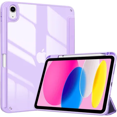 Produktbild von ProCase Hülle für iPad (A16) 11" Generation 2025 / iPad 10 Generation 10,9" 2022 Schutzhülle mit Stifthalter Stoßfeste Smart Case Cover Auto Schlafen/Wachen -Purple