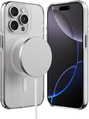 Zdjęcie produktu dla Crong Clear MAG Pro - Etui iPhone 15 Pro MagSafe (przezroczysty)