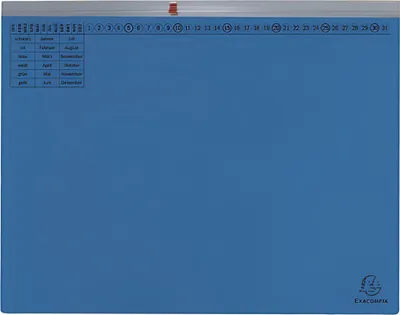 Immagine prodotto di Exacompta 370107B 25x Hängehefter Exaflex Karton blau