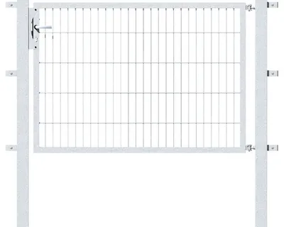Immagine prodotto di Alberts 647353 Cancello singolo Flexo con accessori, zincato a caldo, larghezza 150 cm, altezza 100 cm