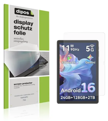 Image de 2x Film de protection d'écran pour VekfulPC T50 protecteur antireflet dipos