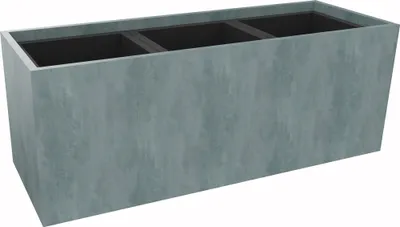 Produktbild von Pflanzgefäß 3er niedrig B1062xT380H400mm Beton