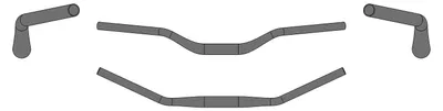 Imagen del producto de Manillar Ergotec Riser Bar 50 Comfort, diámetro 31,8 x 720 mm, color