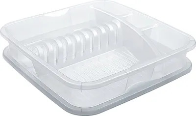 Produktbild von Geschirrabtropfer GEOMETRIC, Farbe:Transparent