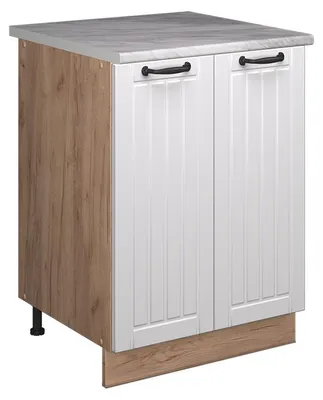Zdjęcie produktu dla Szafka pod zlew Vicco Fame-Line Biały rustykalny/Dąb goldkraft 60 cm, Model 65252