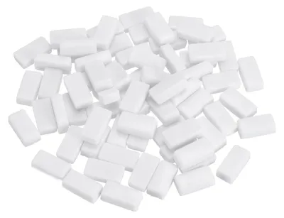 Mosaikfliesen, 200 g, 10,1 x 2,2 cm, glitzerndes Glas, weiß, 70 Stück