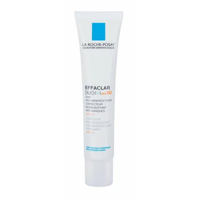 Produktbild von La Roche-Posay Effaclar Duo [+] Corrective Unclogging Care SPF30 farbkorrekturcreme für Unregelmäßigkeiten der Haut 40 ml