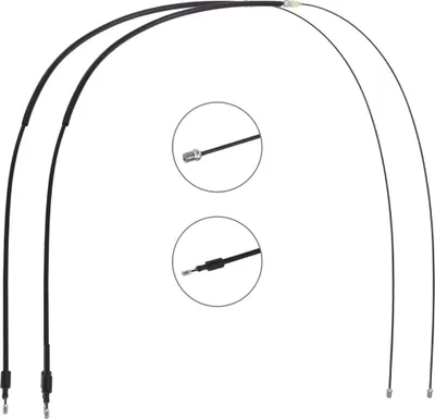 Produktbild von RIDEX Handbremsseil Seilzug Feststellbremse für CITROËN BERLINGO (B9) Hinten Links Rechts 124C1711