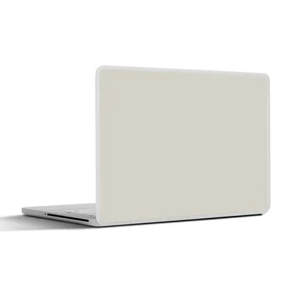 Produktbild von MuchoWow® Laptop Aufkleber Sticker Cover Grau - Hell - Herbst 32.5x23.5 cm - Sticker für Laptop - Selbstklebend