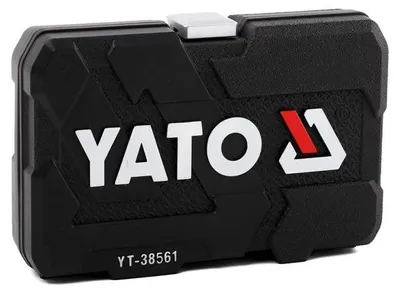 Produktbild von YATO Steckschlüsselsatz Knarenkasten YT-38561 Chrom-Vanadium-Stahl Chrom-Molybdänstahl