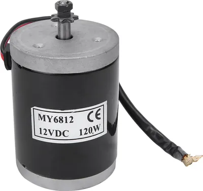Obrázok produktu pre My6812 12 V 120W vysokorýchlostný malý kefový motor s remenicou elektrický skúter E príslušenstvo pre bicykle