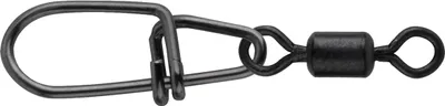 Produktbild von Spro Matt Black Secure Snap + Rolling Swivel - 5 Snaps, Größe/Tragkraft:Gr. 4+5 / 32kg