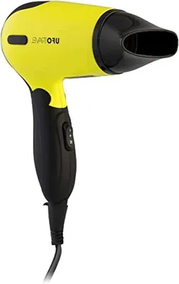 Productafbeelding van Reishaardroger Opvouwbaar - Compacte Föhn - Reizen en Sport - Dubbele Spanning - 340 gram - Kleurrijk Design