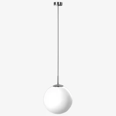 Produktbild von LUCIS Hängeleuchte POLARIS ZKS 12,8W LED 3000K Glas Chrom Opal ZKS.L3.300.80