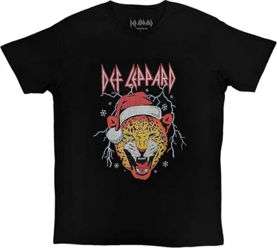 Produktbild von Def Leppard Holiday Leppard Black 2XL T-Shirt