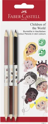 Produktbild von Faber-Castell Pastelky špeciálna edícia Deti sveta 3 ks